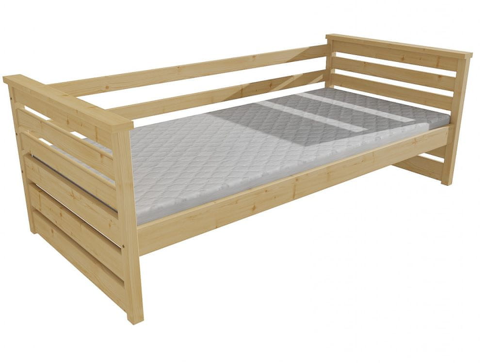 eoshop Detská posteľ M 003 NEW* (Rozmer: 70 x 160 cm, Farba dreva: bezfarebný lak)